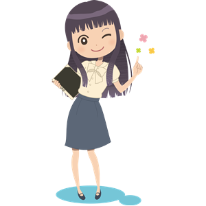 Winking Girl with Book