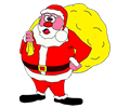 Comic Santa Claus