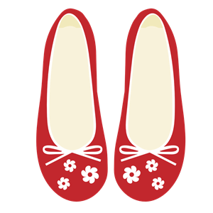Cute Red Women's Shoes