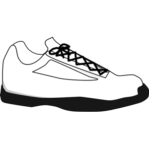 Tennis shoe monocolor