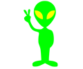 little green alien