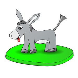 Donkey in a Plate