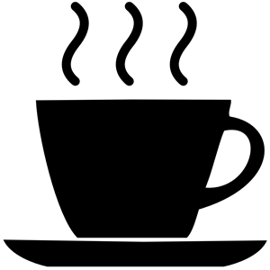 Scripted Coffee Cup Icon