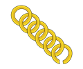 gold chain of round