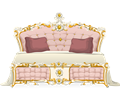 Pink baroque bed from Glitch