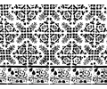 Flower geometric pattern