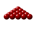 15 Red Snooker Balls