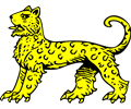 leopard passant