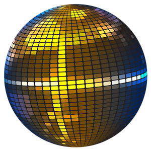Colorful Disco Ball