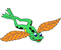 Frog with Wings