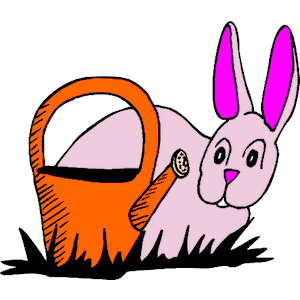 Bunny & Watering Can