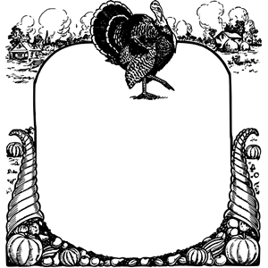 Thanksgiving Turkey Frame