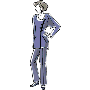 Woman in Suit