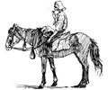 Old man on horseback