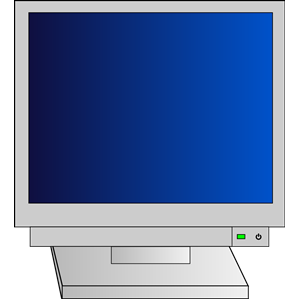 CRT Monitor with Power Light