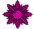 Purple starburst