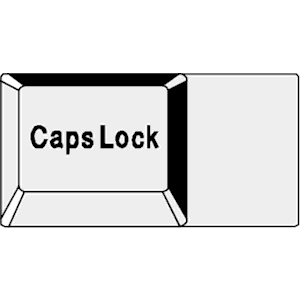 Key Caps Lock