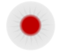 Rounded Japan flag