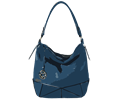 Blue Leather Handbag without logo