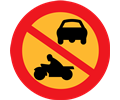 No Motorbikes or cars