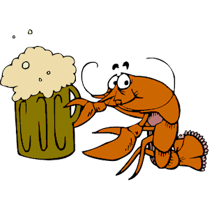 Lobster Drinkin clipart, cliparts of Lobster Drinkin free download (wmf ...