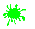 Green Splat Paint