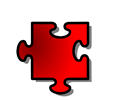 Red Jigsaw piece 11