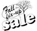 Fall FixUp Sale Heading