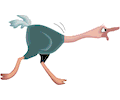 Ostrich Angry