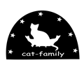Cat-family-silhouette