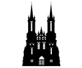 Gothic Castle Silhouette