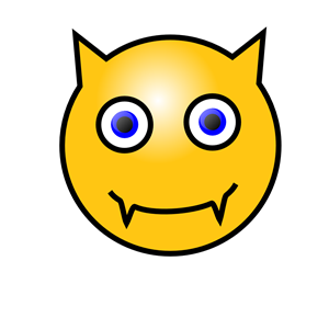 Emoticons: Devil face