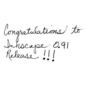 Inkscape 0.91 Released