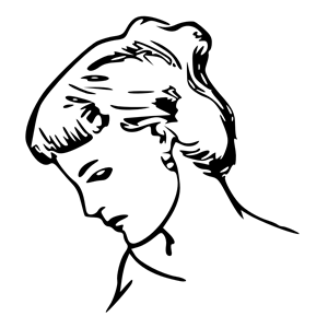 Female Profile Drawing