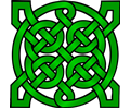 Celtic Mandala Green