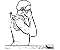 shoulder position for hammering
